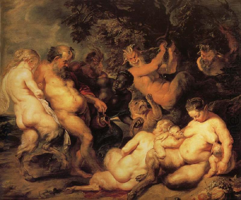 unknow artist Bacchanal oil painting picture
